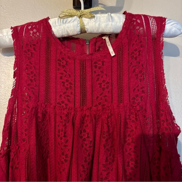 Free people tu es la red lace mini dress . XS - Picture 4 of 11